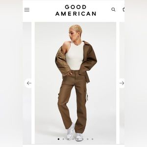 Good American Leather trouser